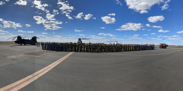 2023 Darling Downs Cadets at Oakey Aviation Open Day.