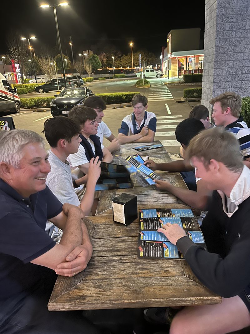 Year 11 Boys at Burrito Bar