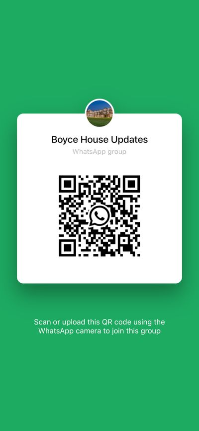 Boyce House Updates WhatsApp Link