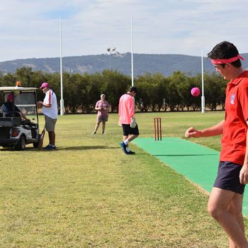 Vlc Ben Paddle Waits While Principal Thompson Avails Himself Of The Drinks Cart