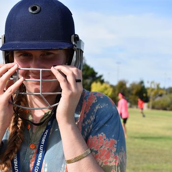 Vlc Dana Mayne Kits Up Ready To Bat