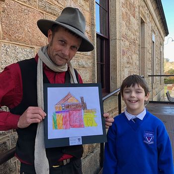 01 Vlc Yr 2 Oscar Kneip Presents His Watercolour Of Xxxxx To Xxxxxx