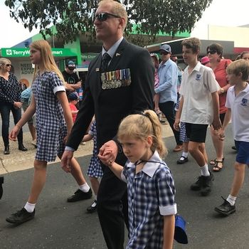 Anzac Day Wodonga March 12