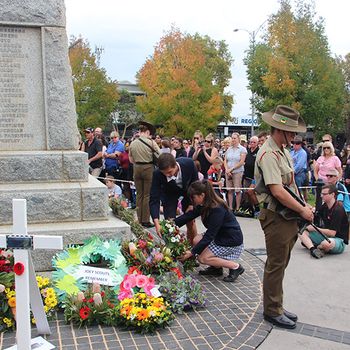 Anzac Day Wodonga March 8