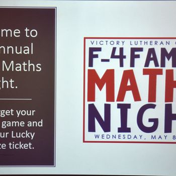 Family Maths Night 16