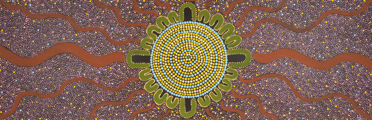 Indigenous Artwork, painted by Richie Allen