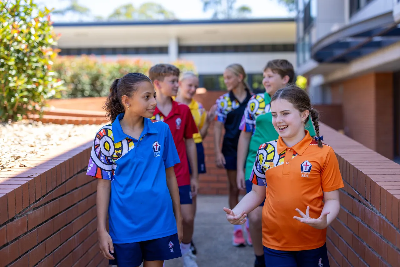 Private primary school campus in Coffs Harbour with modern classrooms and playground