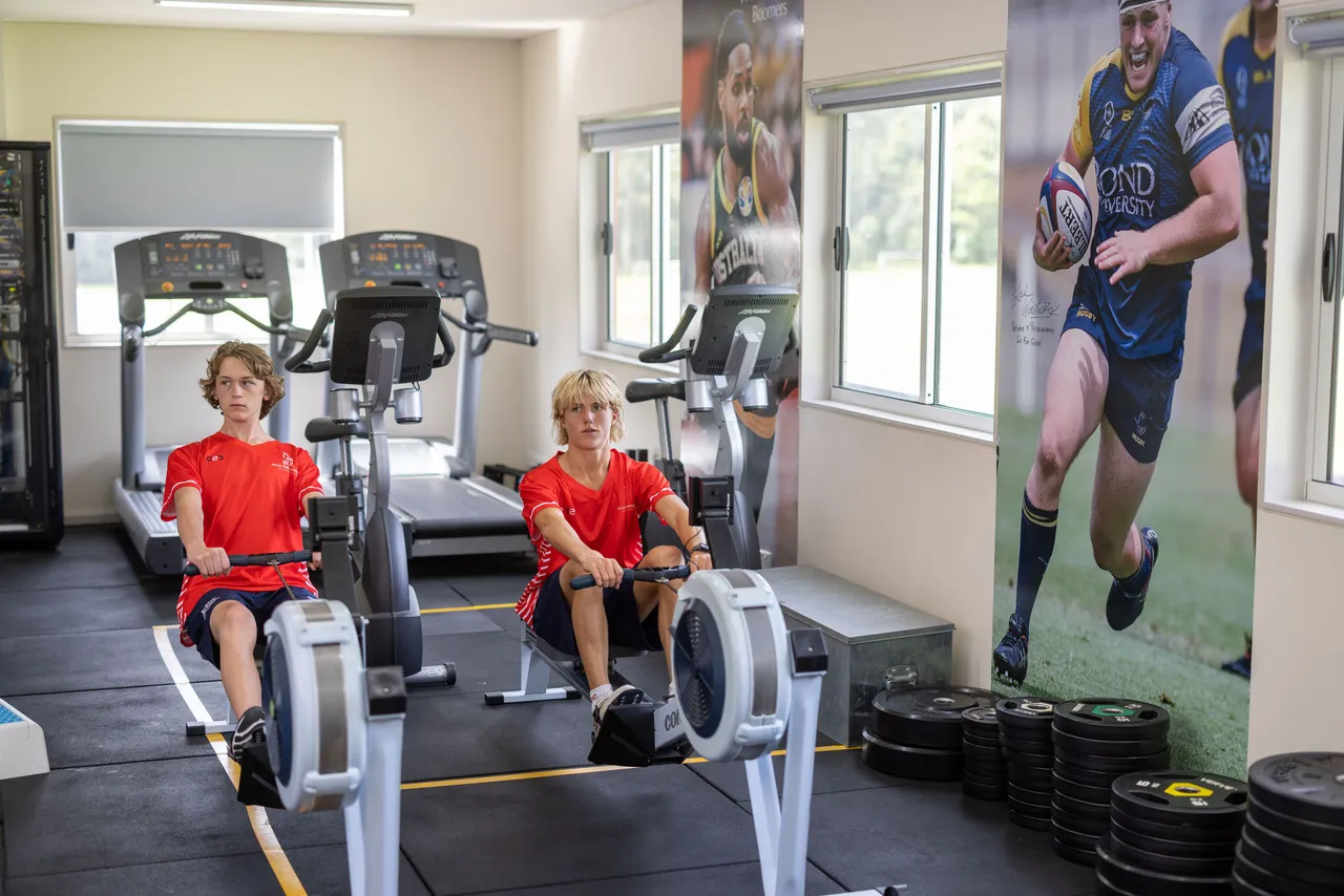 Athlete performing a supervised strength training session at BDC High Performance.