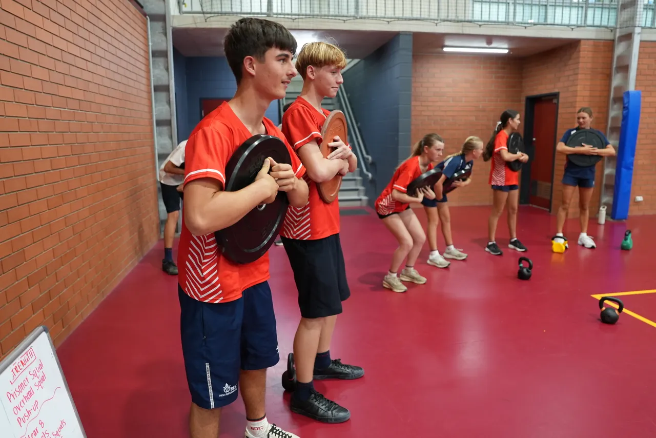 High Performance Program training and development session at Bishop Druitt College