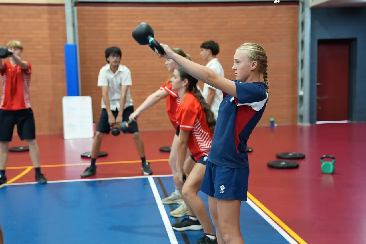 High Performance Program students at Bishop Druitt College in Coffs Harbour