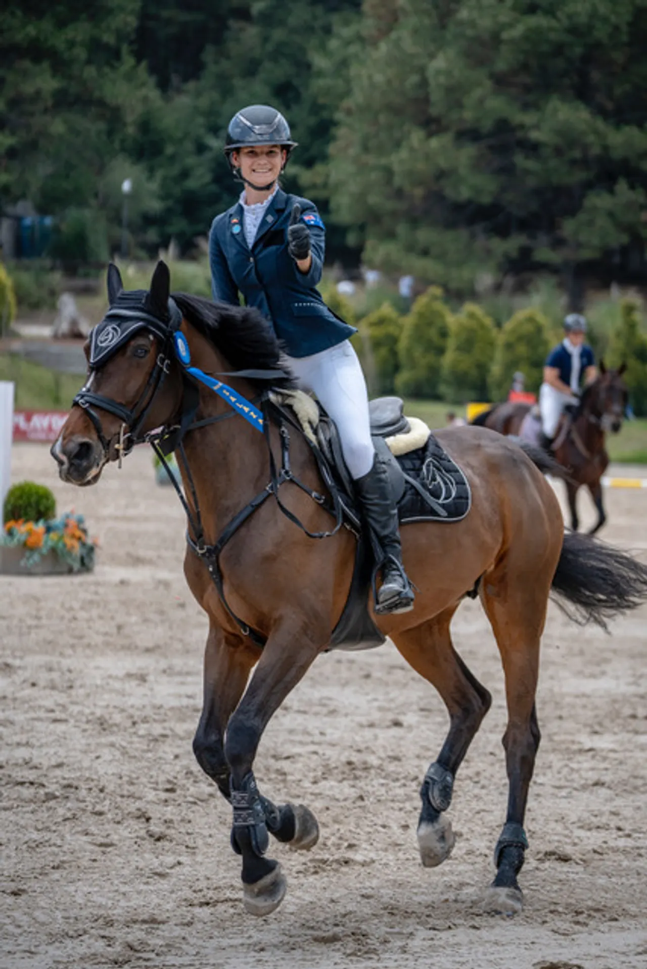 tehani-badke-mexico-showjumping-podium-Bishop-Druitt-College-And-Horizon Online