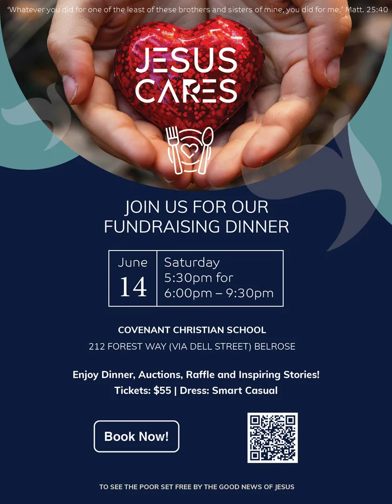 Jesus Cares Fundraising Dinner