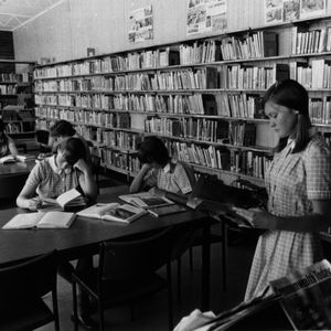 The Library in 1967 before it moved to its new and permanent location