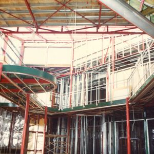The Waterman Centre under construction in 1984