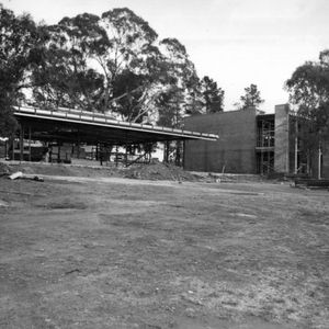 Construction of the Music Room (now the Staff Room) in 1972