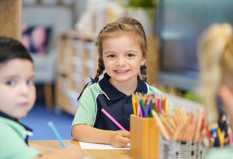 College Early Learning Centre students drawing