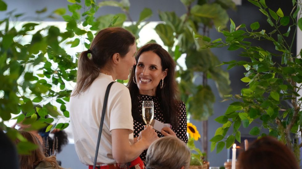 Mothers talking together at a Ruyton Girls' School function for parents