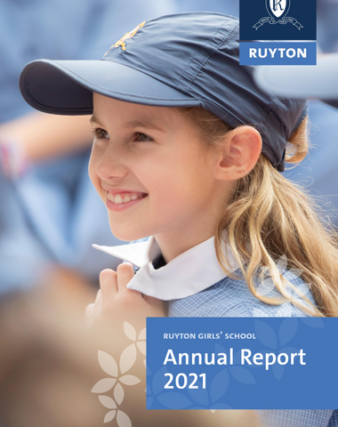 Ruyton Girls' School Annual Report 2021 front cover
