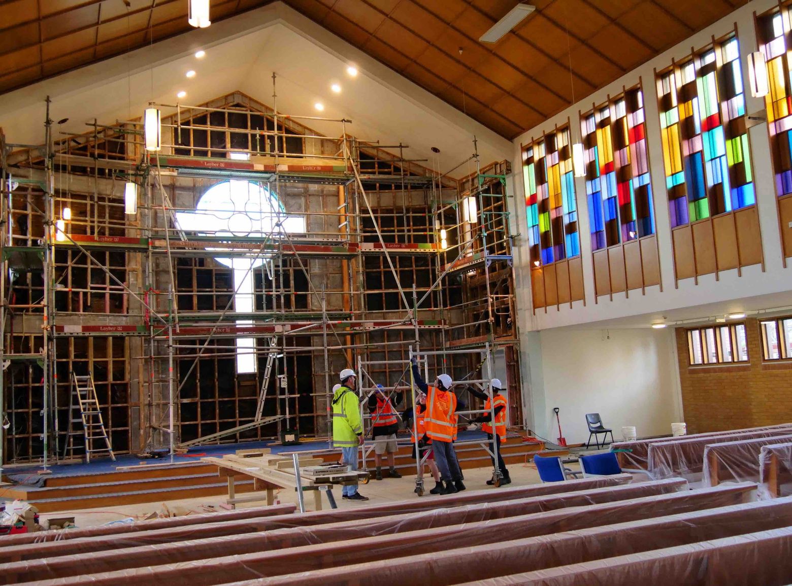 1 Chapel Renovation Boys visit