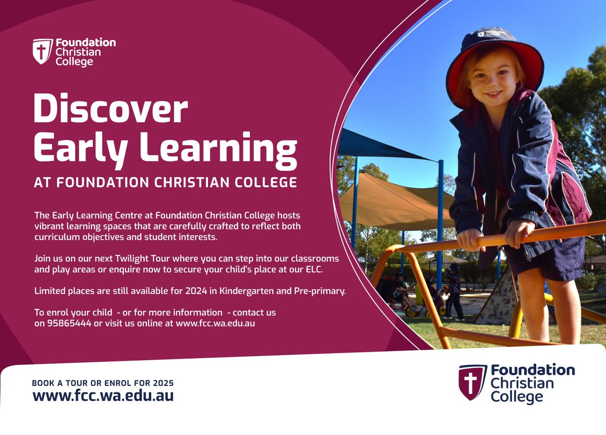 Our Early Learning Centre A wonderful place to start your child's