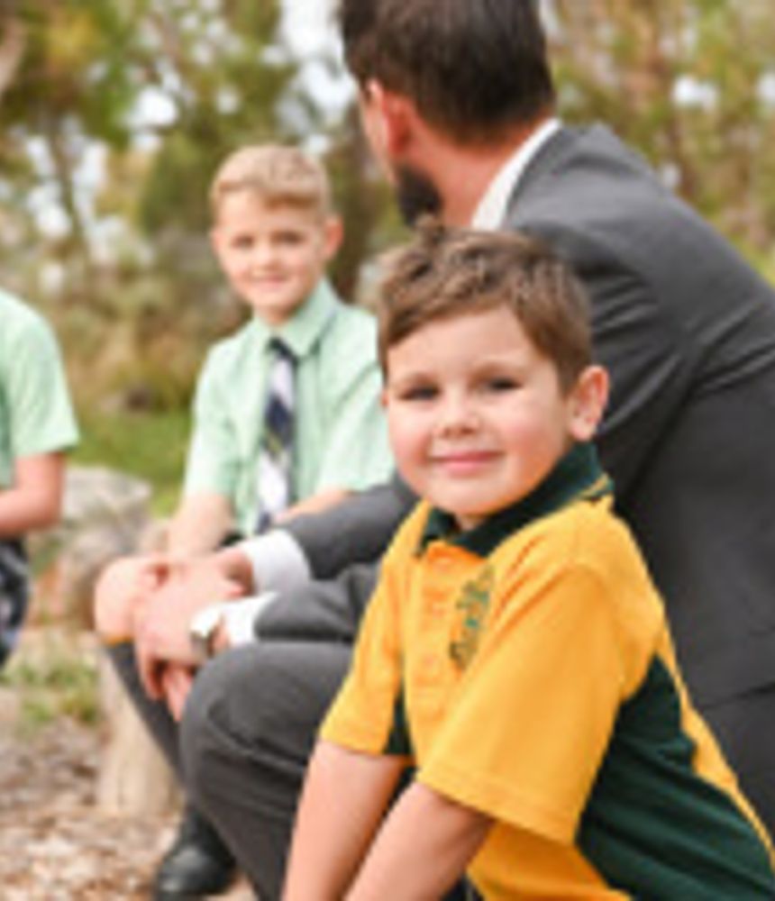 student from Frederick Irwin Anglican School