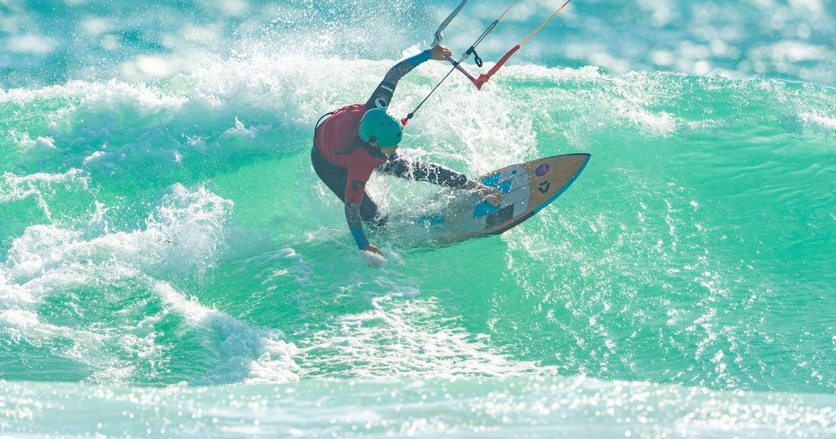 State Wave Kitesurfing Champion Frederick Irwin Anglican School