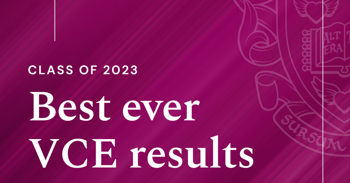 Class of 2023 VCE results Haileybury Rendall School