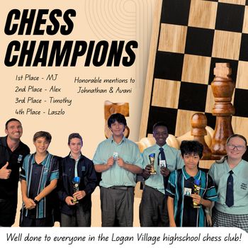 Black and Cream Modern Chess Tournament Instagram Post 1