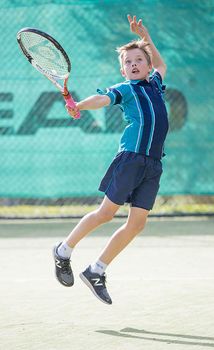 Primary Tennis Boy Portrait