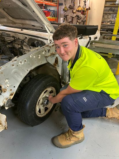 Dallas Portland - Automotive Trade student
