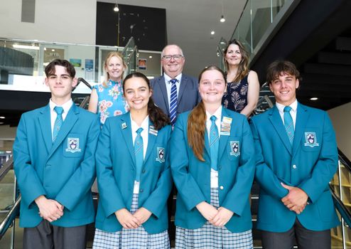 2024 Year 12 School Captains With Ayla 2