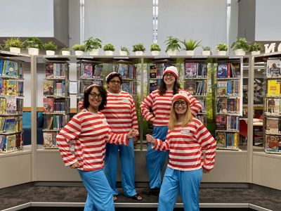 Wheres Wally Library Staff