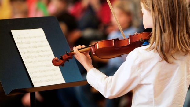 Girl Playing Violin