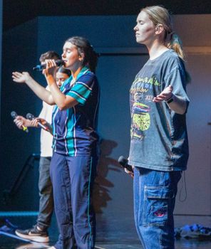 Year 7 chapel with pimpama may 0523
