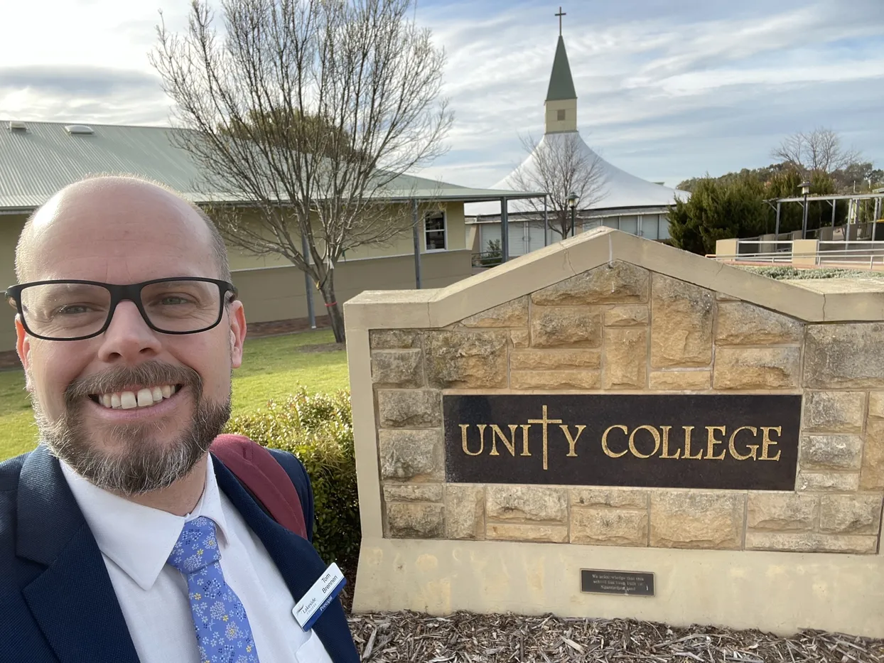 IMG 2942 Tom Brennan at Unity College