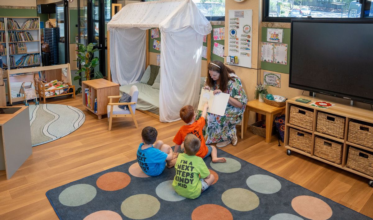 Northside christian college modular kindergarten classroom children learning