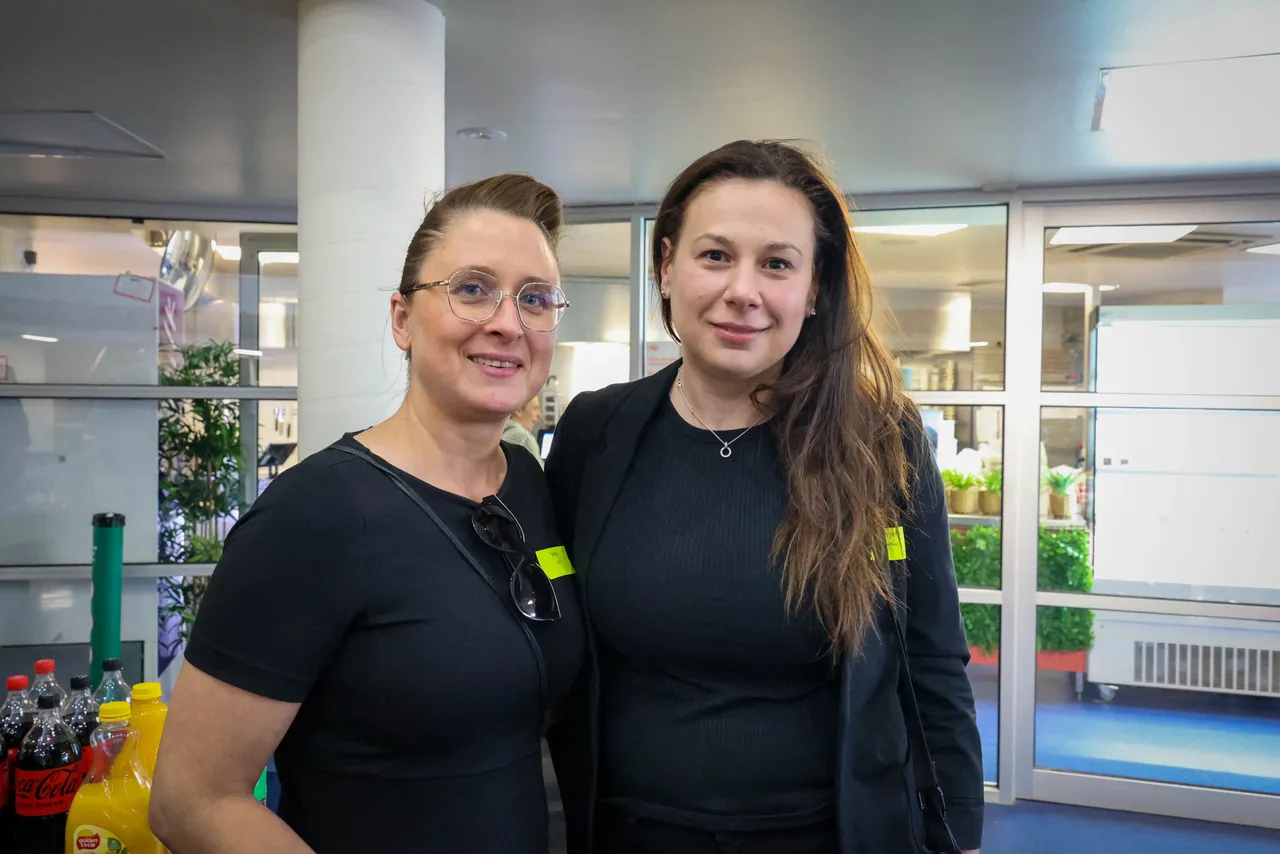 Overnewton Community Engagement Program parent volunteers celebrating during Overnewton's inaugural Volunteer Appreciation Event, held at the Yirramboi Campus, Keilor.