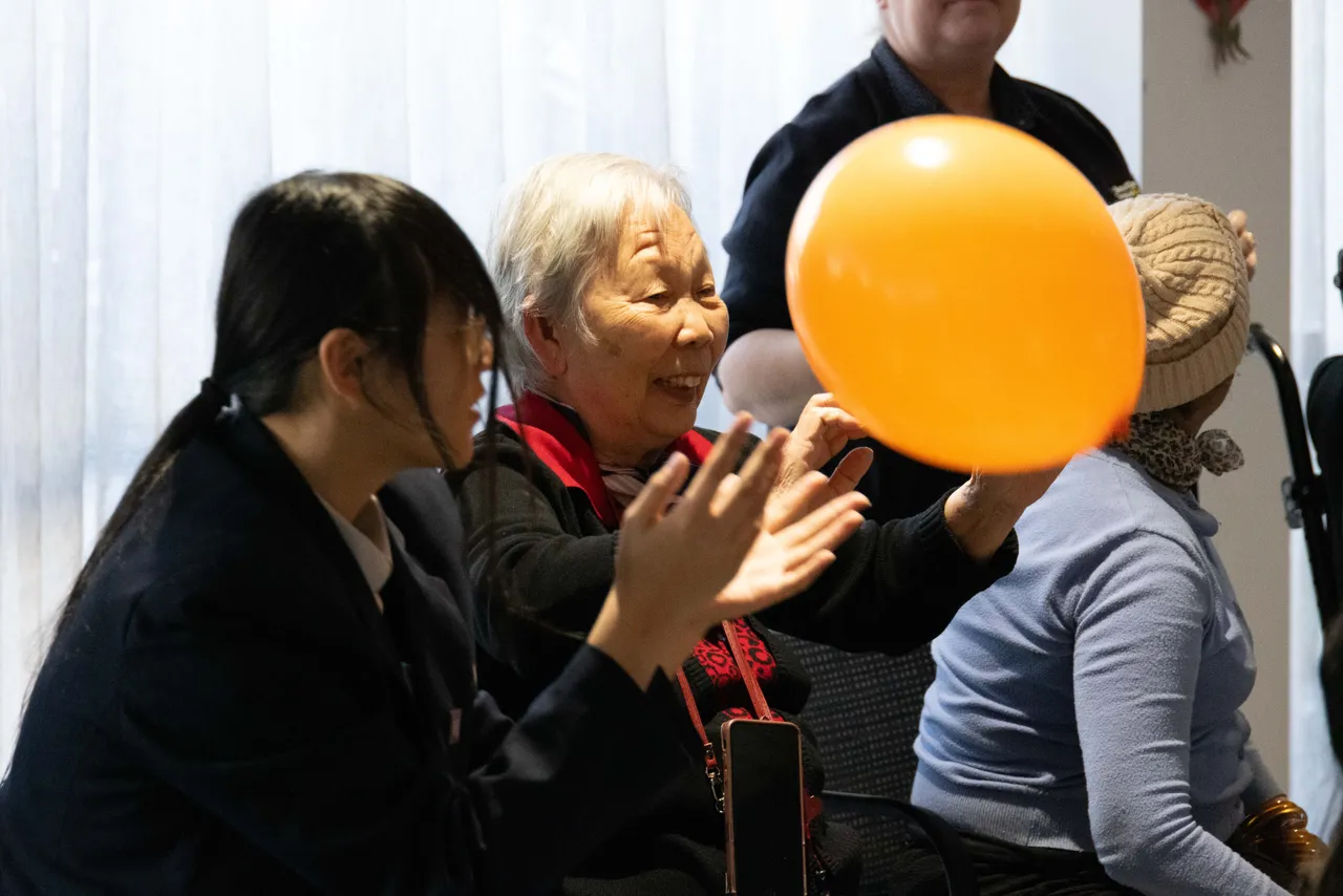 The Heart 2 Heart Program at Our Lady of Mercy College Parramatta is bridging the generational gap.