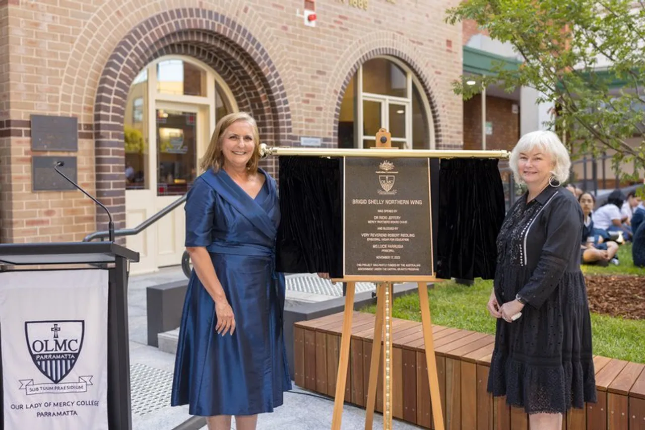 Our Lady of Mercy College Parramatta, a leading Independent Catholic Girls' School in the Mercy tradition. Opening of the Brigid Shelly Building.