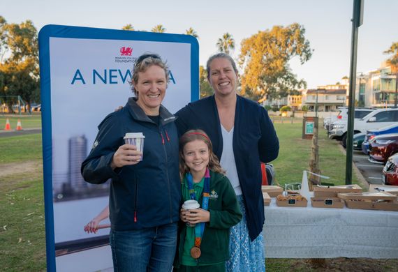 Olympian Bec McLaughlin supports Penrhos College's new rowing boatshed campaign on the South Perth foreshore