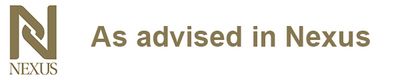 As advised in Nexus