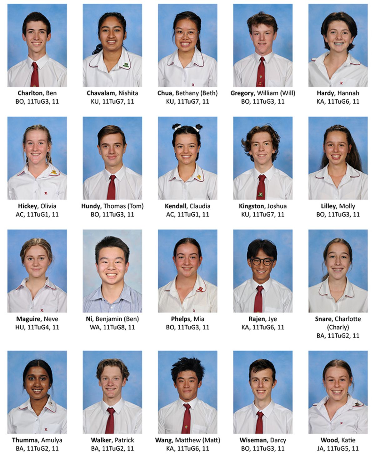 Student Leadership 2022