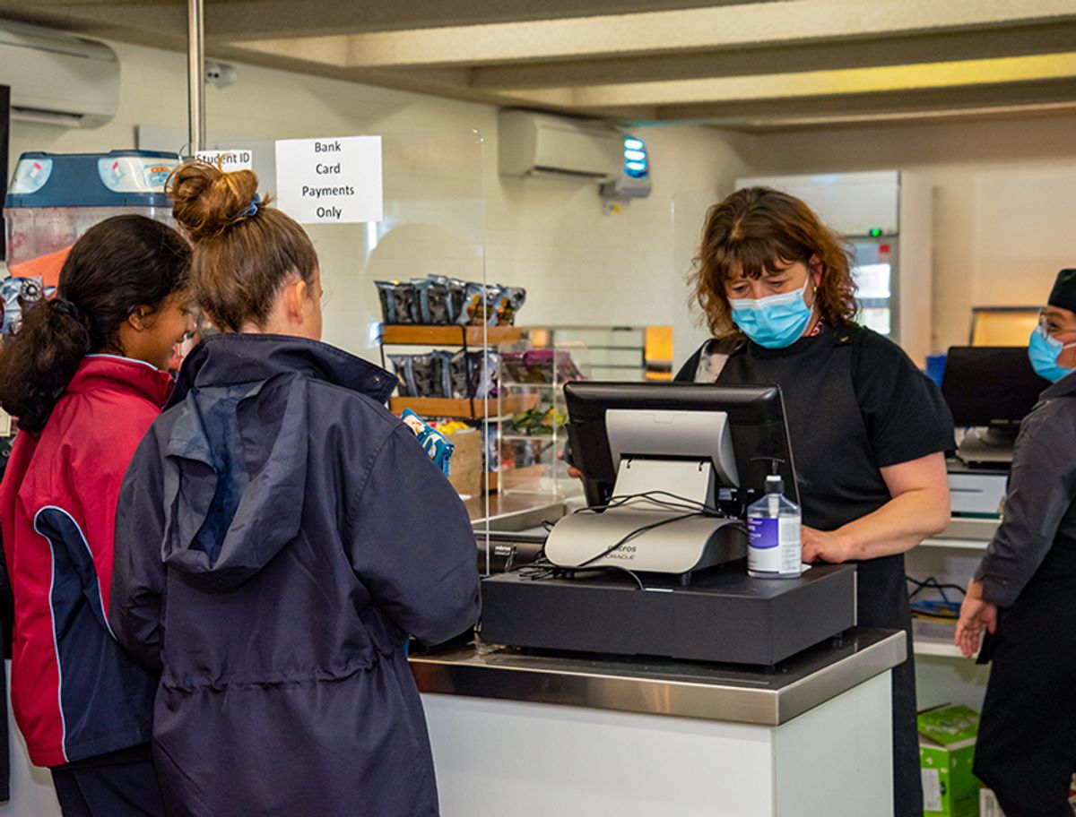 Canteen Manager at work