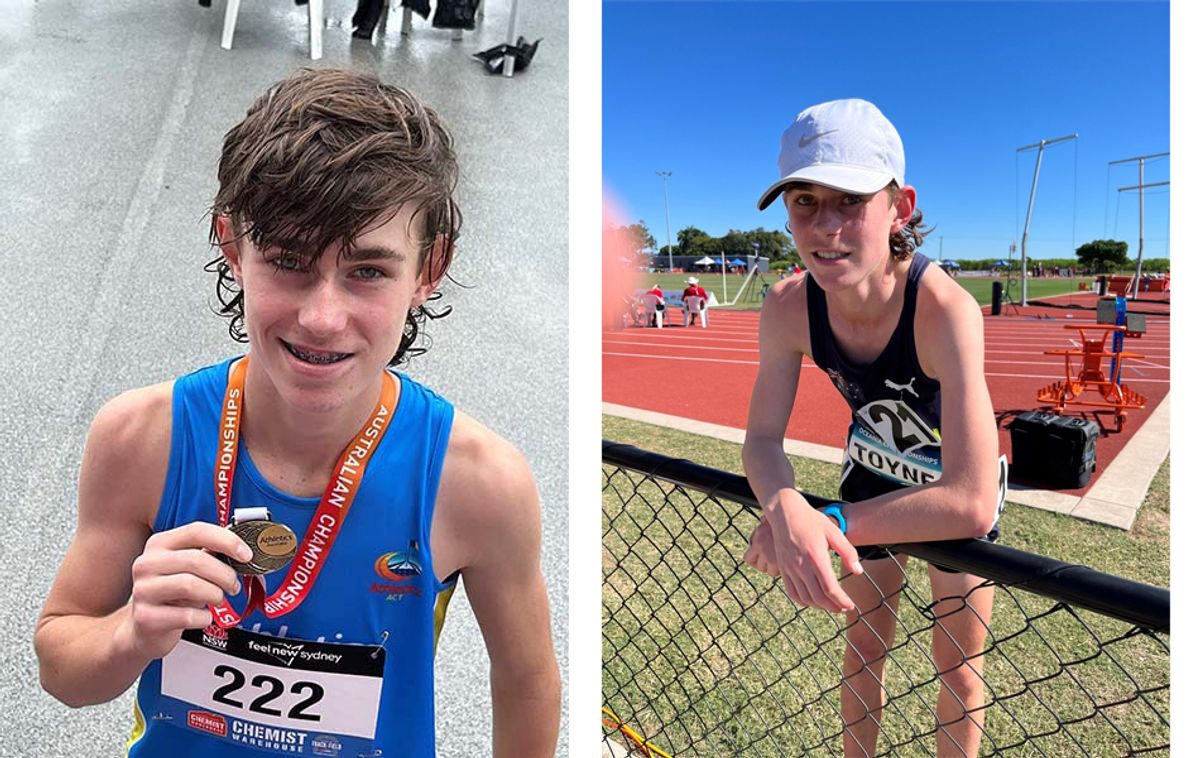 Owen Toyne previously winning gold in 5000m walk