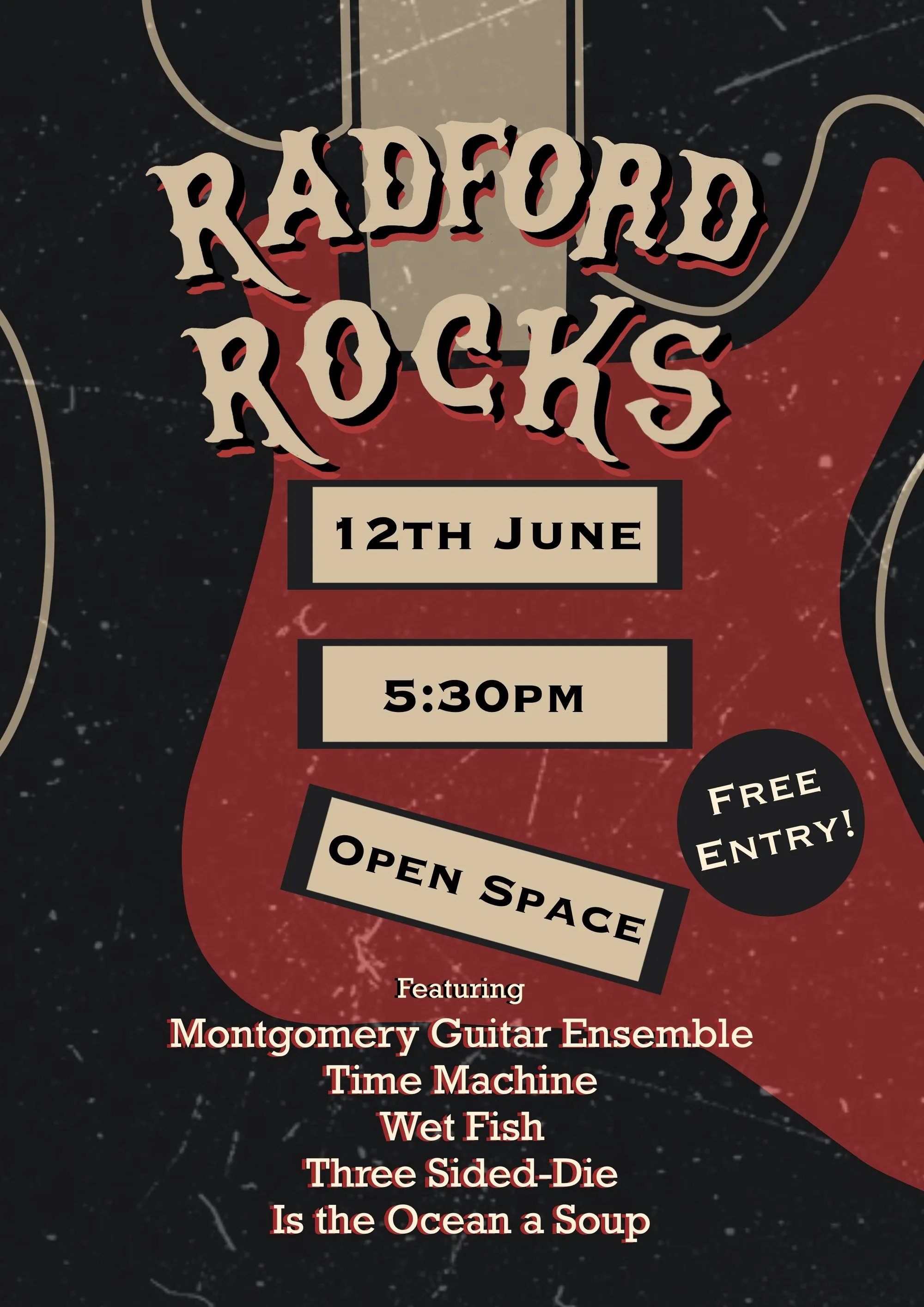 Radford Rocks Poster 2024