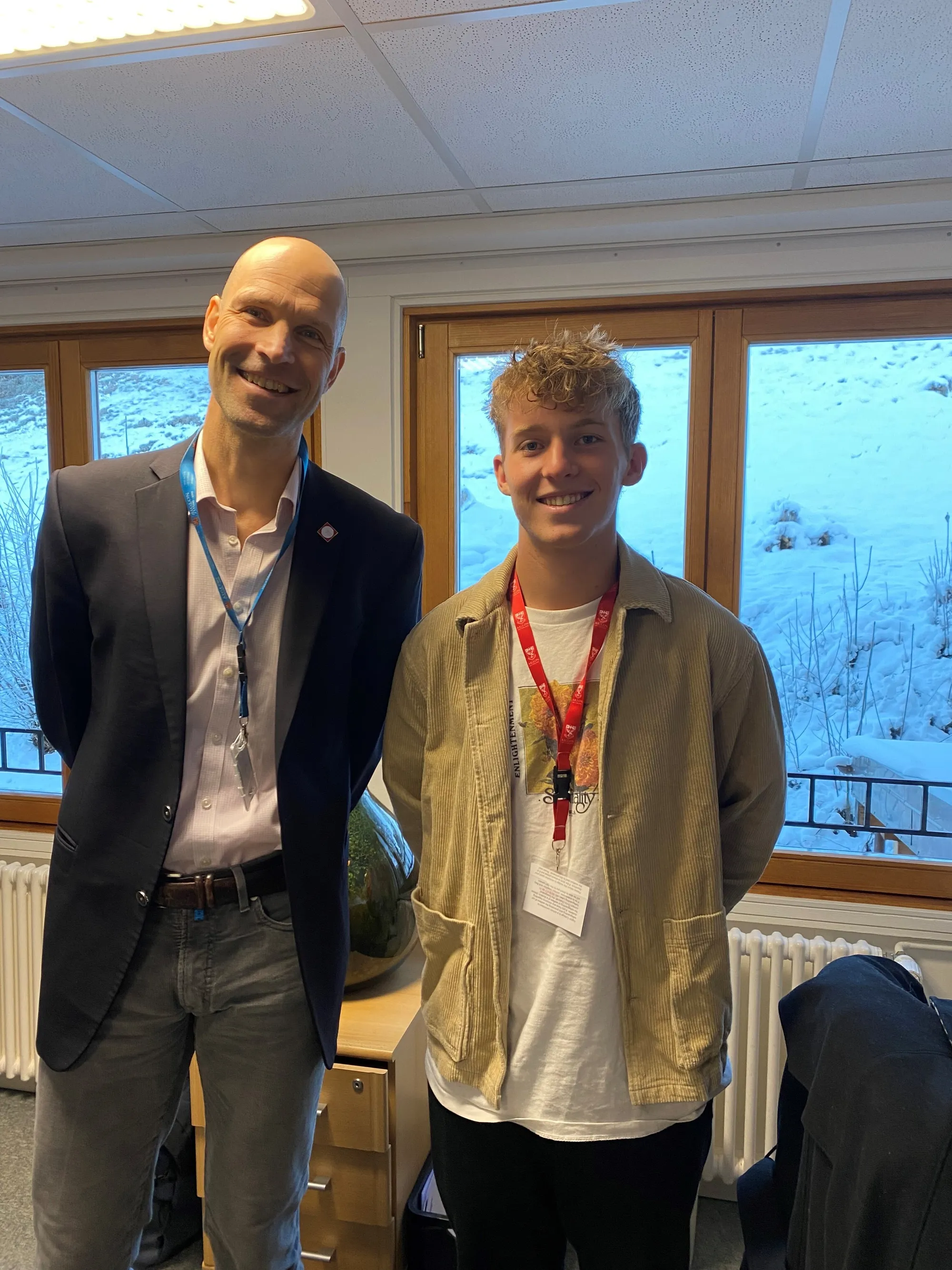 Llachlan Lloyd and Tom Kruger