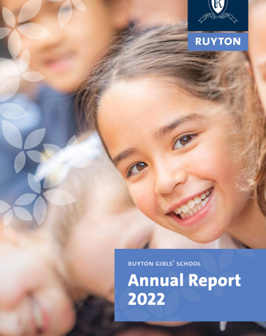 Ruyton Girls' School Annual Report 2022 front cover