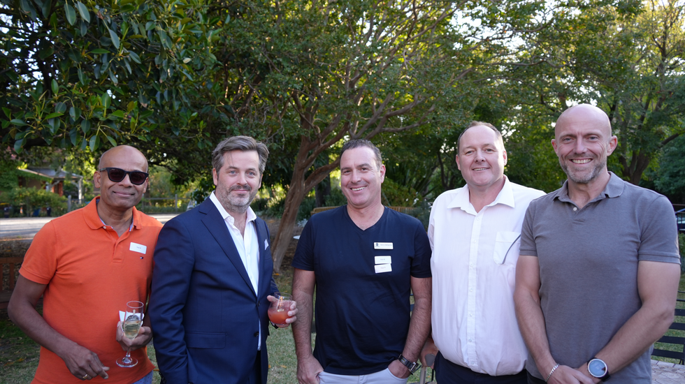 A group of fathers from Ruyton Girls' School attending a parent event