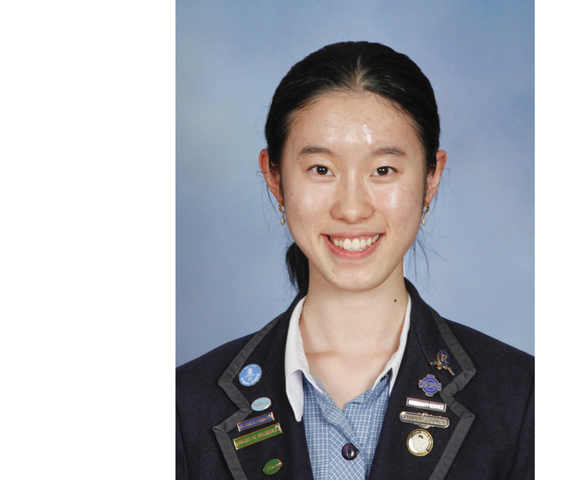 School photo of past Ruyton student, Cindy Jin