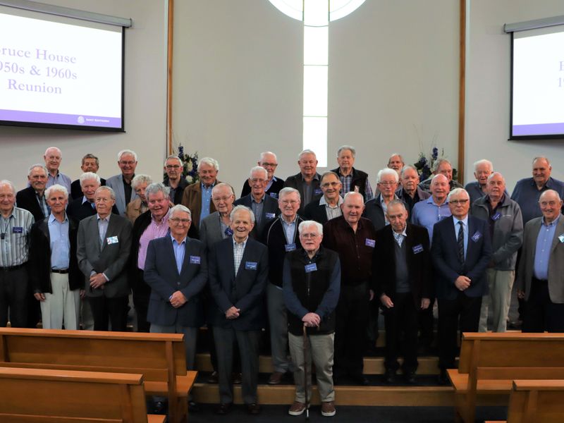 Bruce House 50s and 60s boarders celebrated at inaugural reunion